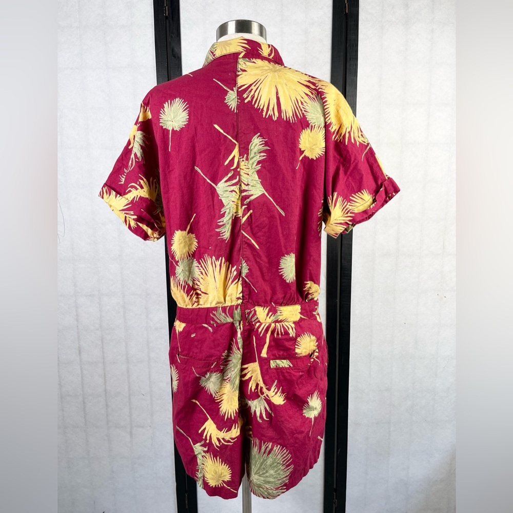 Free People Red and Yellow Floral Romper - Picture 3 of 8